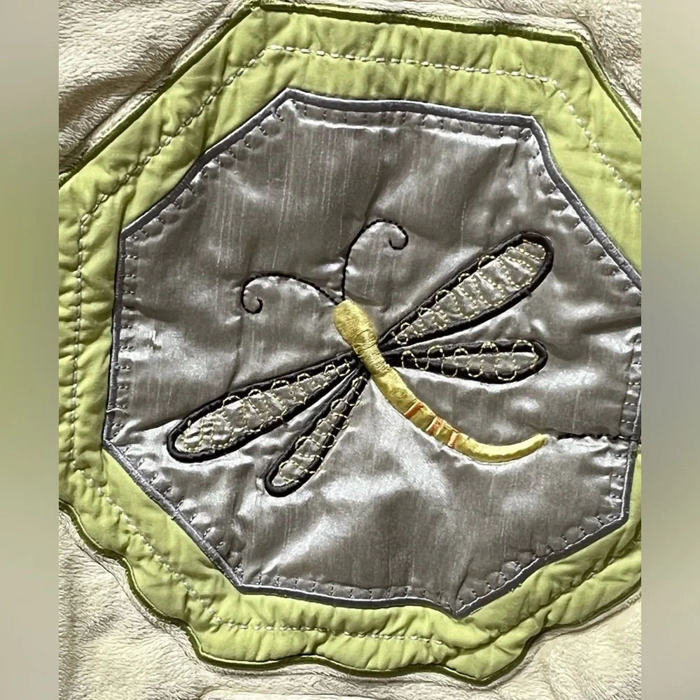 Nature-Inspired CARTERS PATCHWORK BABY Quilted CRIB QUILT: 32”X 41”